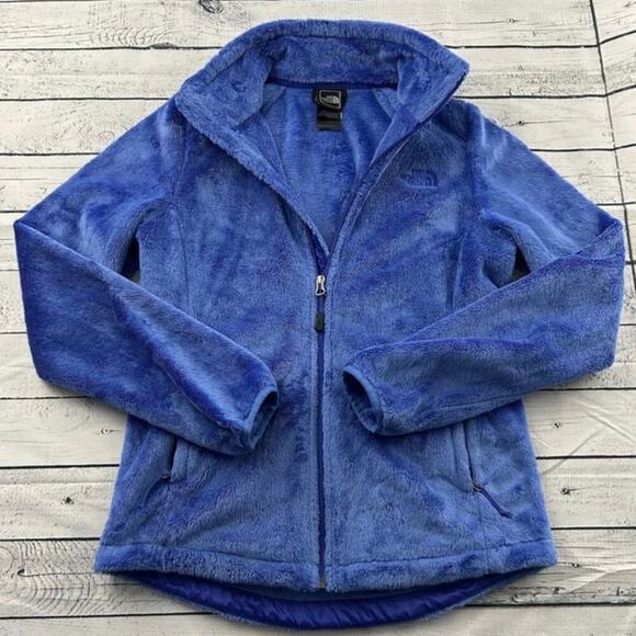 The North Face Women's Blue/purple Osito Full Zip Fleece Jacket size medium - Picture 3 of 16